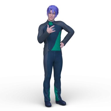 Bir siber adamın 3 boyutlu canlandırması