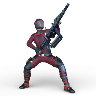 Bir siber savaşçının 3 boyutlu canlandırması