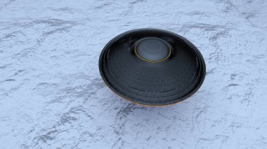 UFO 'nun 3B canlandırması.