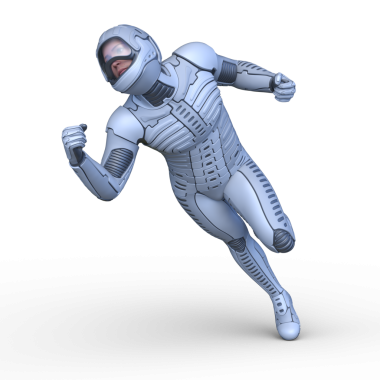 Bir siber adamın 3 boyutlu canlandırması