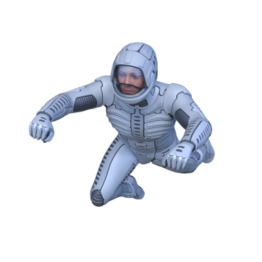 Bir siber adamın 3 boyutlu canlandırması