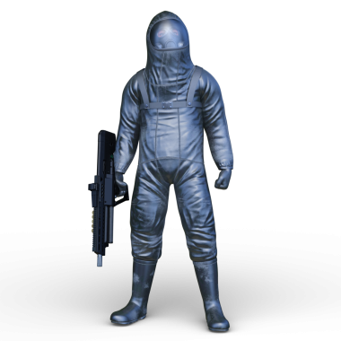 Bir siber savaşçının 3 boyutlu canlandırması