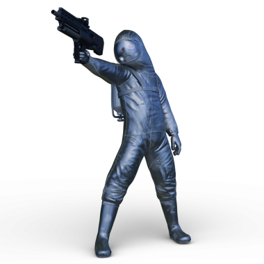 Bir siber savaşçının 3 boyutlu canlandırması