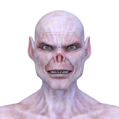 Genç bir iblisin 3 boyutlu canlandırması