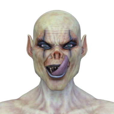 Genç bir iblisin 3 boyutlu canlandırması