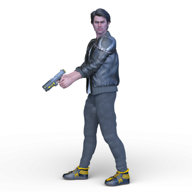 Bir savaşçının 3 boyutlu canlandırması