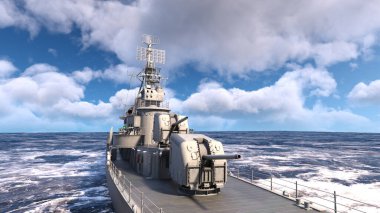 Aegis gemisinin 3D görüntülemesi