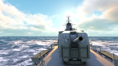 Aegis gemisinin 3D görüntülemesi