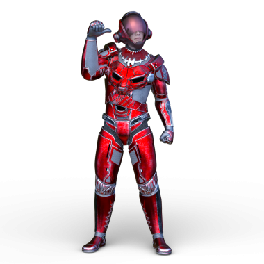 Bir siber adamın 3 boyutlu canlandırması