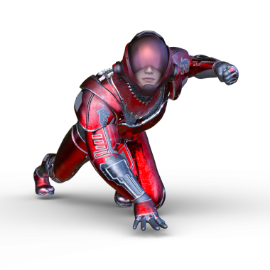 Bir siber adamın 3 boyutlu canlandırması