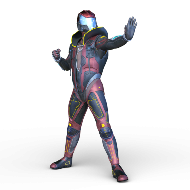 Bir siber adamın 3 boyutlu canlandırması