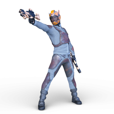 Bir siber savaşçının 3 boyutlu canlandırması