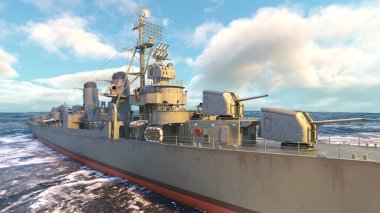 Aegis gemisinin 3D görüntülemesi