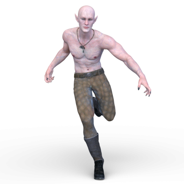 Genç bir iblisin 3 boyutlu canlandırması