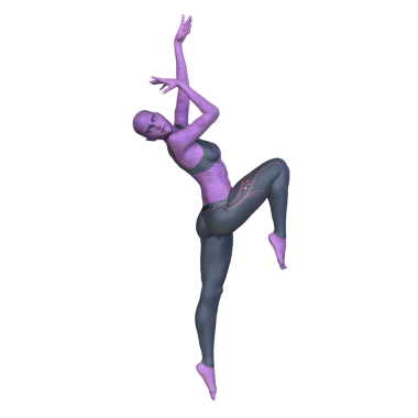 Dişi bir uzaylının 3D görüntüsü