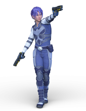 Bir siber savaşçının 3 boyutlu canlandırması