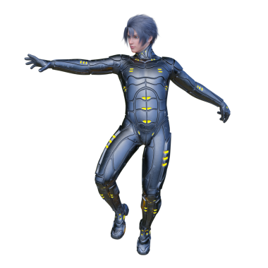 Bir siber adamın 3 boyutlu canlandırması