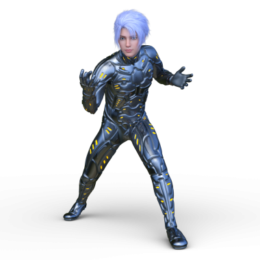 Bir siber adamın 3 boyutlu canlandırması