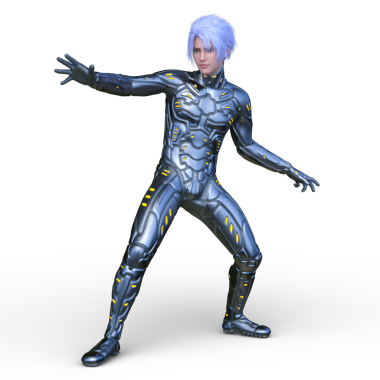 Bir siber adamın 3 boyutlu canlandırması