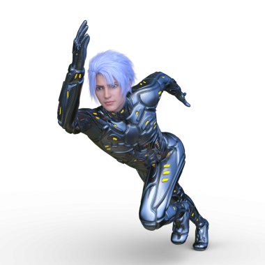 Bir siber adamın 3 boyutlu canlandırması