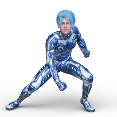 Bir siber adamın 3 boyutlu canlandırması