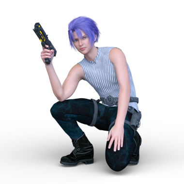 Bir savaşçının 3 boyutlu canlandırması