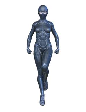 Dişi bir sayborgun 3D canlandırması