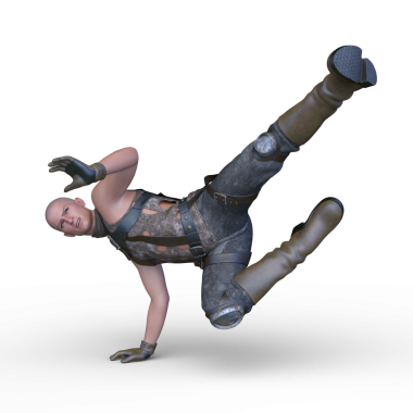 Bir savaşçının 3 boyutlu canlandırması