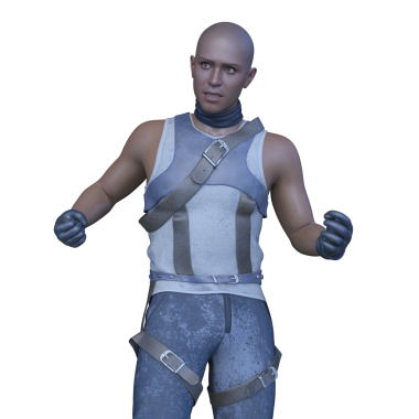 Bir savaşçının 3 boyutlu canlandırması