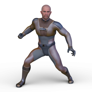 Bir siber adamın 3 boyutlu canlandırması