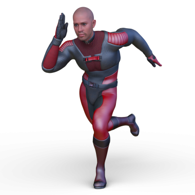 Bir siber adamın 3 boyutlu canlandırması