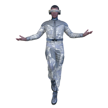 Bir siber adamın 3 boyutlu canlandırması