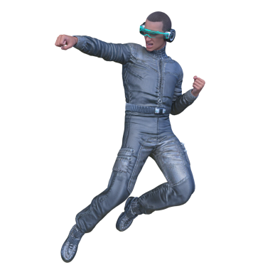 Bir siber adamın 3 boyutlu canlandırması