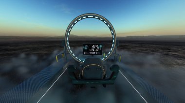 Dev lazer cihazının 3B görüntülemesi