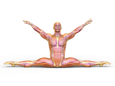 Poz veren bir adamın 3B görüntüsü