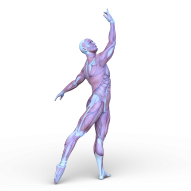 Poz veren bir adamın 3B görüntüsü