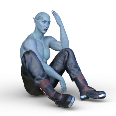 Genç bir iblisin 3 boyutlu canlandırması