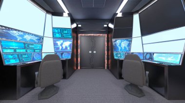 Gözlem odasının 3 boyutlu görüntülemesi