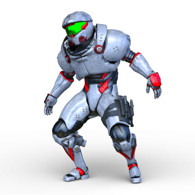 Bir siber adamın 3 boyutlu canlandırması