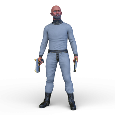 Bir savaşçının 3 boyutlu canlandırması