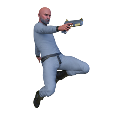 Bir savaşçının 3 boyutlu canlandırması