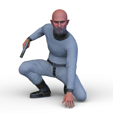 Bir savaşçının 3 boyutlu canlandırması