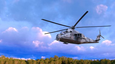 Helikopterin 3 boyutlu görüntülemesi