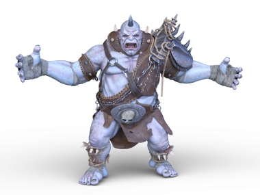 Bir canavarın 3D canlandırması