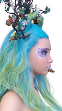 Bir perinin yüzünün Corolla ile 3 boyutlu görüntülenmesi