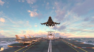 Uçak gemisinin 3D görüntülemesi