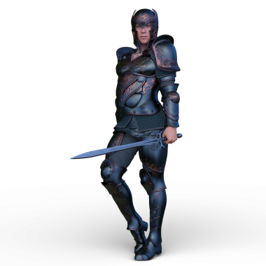 Genç bir iblisin 3 boyutlu canlandırması