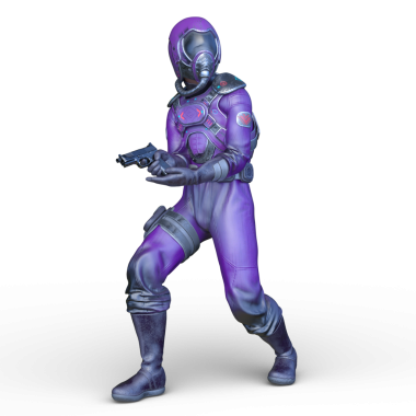 Bir siber savaşçının 3 boyutlu canlandırması