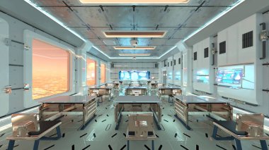 Gezegen keşif üssünün 3D görüntülemesi