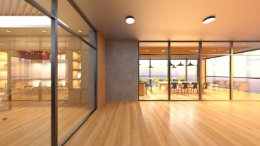 Ofis alanının 3B görüntülemesi